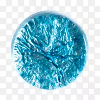 蓝绿色钴蓝圆玻璃样品-空若网 蓝绿色钴蓝圆玻璃样品-空若网