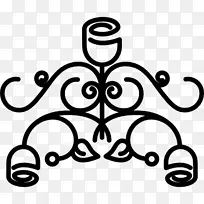 花卉设计曲线剪贴画对称-空若网 花卉设计曲线剪贴画对称-空若网