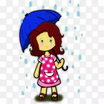 儿童剪贴画.雨滴材料-空若网 儿童剪贴画.雨滴材料-空若网