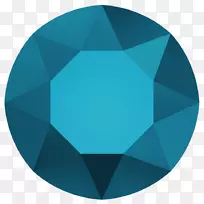 绿松石钴蓝提-金刚石结晶-空若网 绿松石钴蓝提-金刚石结晶-空若网