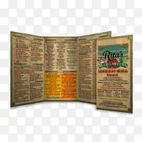 广告小册子-餐厅菜单设计-空若网 广告小册子-餐厅菜单设计-空若网