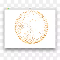 圆对称线点图法-空若网 圆对称线点图法-空若网