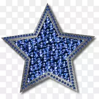 剪贴画-蓝色明星-空若网 剪贴画-蓝色明星-空若网