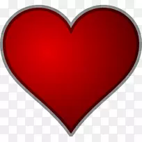 心形情人节爱情剪贴画免费心脏载体-空若网 心形情人节爱情剪贴画免费心脏载体-空若网