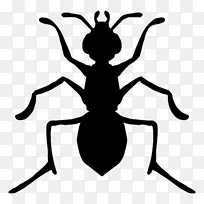 三力剪影蚂蚁昆虫-空若网 三力剪影蚂蚁昆虫-空若网