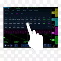 数字存储示波器平板电脑电子触摸屏梯度分界线-空若网 数字存储示波器平板电脑电子触摸屏梯度分界线-空若网