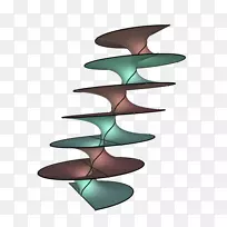 黎曼极小曲面螺旋面数学-空若网 黎曼极小曲面螺旋面数学-空若网