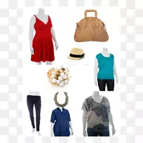 服装时尚设计电蓝钴蓝时尚三维多边形元素-空若网 服装时尚设计电蓝钴蓝时尚三维多边形元素-空若网