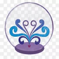 钴蓝电蓝绿紫水晶球-空若网 钴蓝电蓝绿紫水晶球-空若网