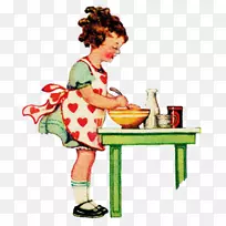 生日蛋糕,玫瑰花环,奶油蛋糕,烹饪女孩-空若网 生日蛋糕,玫瑰花环,奶油蛋糕,烹饪女孩-空若网