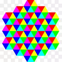 镶嵌等边三角形六边形背景-空若网 镶嵌等边三角形六边形背景-空若网