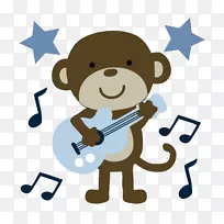 婚礼蛋糕顶部纸杯蛋糕夹艺术-小猴子-空若网 婚礼蛋糕顶部纸杯蛋糕夹艺术-小猴子-空若网