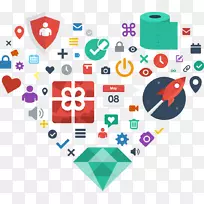 平面设计计算机图标设计用户界面设计-空若网 平面设计计算机图标设计用户界面设计-空若网