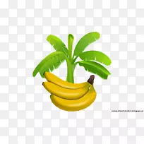 香蕉叶食品剪贴画-香蕉树-空若网 香蕉叶食品剪贴画-香蕉树-空若网
