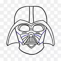 阿纳金·天行者画达斯·摩尔脚踏素描-半圆-空若网 阿纳金·天行者画达斯·摩尔脚踏素描-半圆-空若网