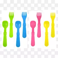 餐具叉塑料勺子餐具.玩盘-空若网 餐具叉塑料勺子餐具.玩盘-空若网