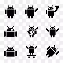 电脑图标50x50 android剪贴画智能机器人-空若网 电脑图标50x50 android剪贴画智能机器人-空若网