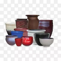 花盆陶瓷餐具花园.大型盆栽植物-空若网 花盆陶瓷餐具花园.大型盆栽植物-空若网