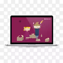 笔记本电脑紫色紫红色电脑创意米托-空若网 笔记本电脑紫色紫红色电脑创意米托-空若网