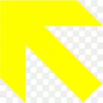 图形设计标志三角形-黄色箭头标签-空若网 图形设计标志三角形-黄色箭头标签-空若网
