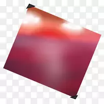 长方形-红色日落-空若网 长方形-红色日落-空若网