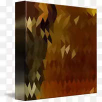 棕色叶片长方形-低多边形-空若网 棕色叶片长方形-低多边形-空若网