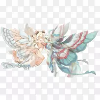 昆虫授粉者仙女花桩-空若网 昆虫授粉者仙女花桩-空若网