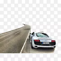 汽车奥迪图标-奥迪运动白色水泥路-空若网 汽车奥迪图标-奥迪运动白色水泥路-空若网