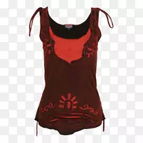 无袖衬衫上衣镀金肩背心-空若网 无袖衬衫上衣镀金肩背心-空若网