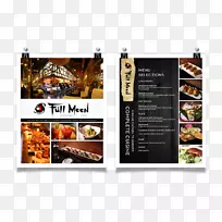 海报传单广告印刷-餐厅海报-空若网 海报传单广告印刷-餐厅海报-空若网
