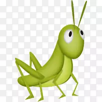 昆虫蚱蜢剪贴画.卡通画绿蚱蜢-空若网 昆虫蚱蜢剪贴画.卡通画绿蚱蜢-空若网