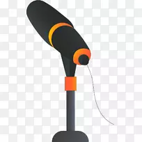 麦克风-橙色麦克风-空若网 麦克风-橙色麦克风-空若网