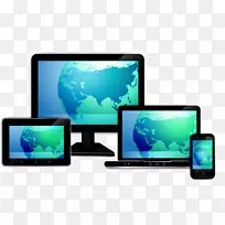 笔记本电脑显示器智能手机平板电脑应用程序显示-空若网 笔记本电脑显示器智能手机平板电脑应用程序显示-空若网