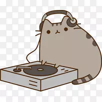 Pusheen光盘骑师动画wikia-vectordj-空若网 Pusheen光盘骑师动画wikia-vectordj-空若网