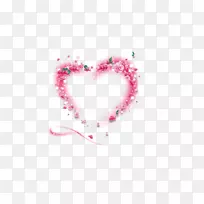 Adobe烟花海报剪辑艺术-心形-空若网 Adobe烟花海报剪辑艺术-心形-空若网