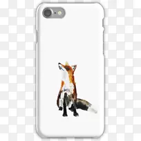 红狐先生狐狸艺术版画-狐狸水彩画-空若网 红狐先生狐狸艺术版画-狐狸水彩画-空若网