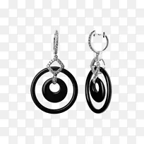 耳环体珠宝银服配件黑白简约-空若网 耳环体珠宝银服配件黑白简约-空若网