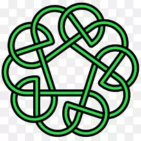 凯尔特结凯尔特艺术:构造三叶树对称装饰绳的方法-空若网 凯尔特结凯尔特艺术:构造三叶树对称装饰绳的方法-空若网