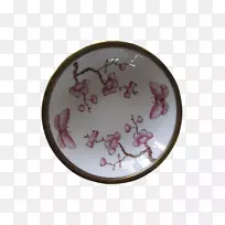 紫丁香紫罗兰瓷餐具.手绘樱花-空若网 紫丁香紫罗兰瓷餐具.手绘樱花-空若网