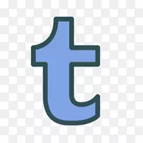 电脑图标社交媒体符号-t字母-空若网 电脑图标社交媒体符号-t字母-空若网