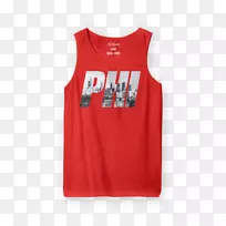 无袖T恤上衣-空若网 无袖T恤上衣-空若网