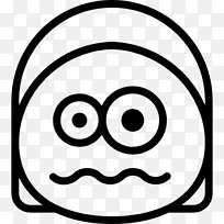 笑脸电脑图标表情紧张-空若网 笑脸电脑图标表情紧张-空若网