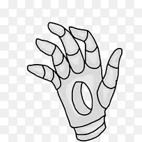 手绘手指拇指-面条-空若网 手绘手指拇指-面条-空若网