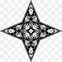 对称装饰剪贴画.序号-空若网 对称装饰剪贴画.序号-空若网