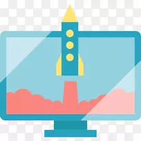 笔记本电脑显示器电脑图标.交互-空若网 笔记本电脑显示器电脑图标.交互-空若网