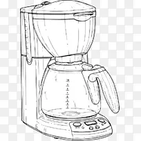 咖啡机咖啡厅咖啡素描-空若网 咖啡机咖啡厅咖啡素描-空若网
