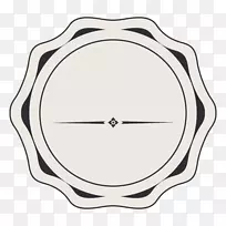 餐具圈线-复古标签-空若网 餐具圈线-复古标签-空若网