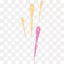 Adobe烟花-橙色烟花-空若网 Adobe烟花-橙色烟花-空若网