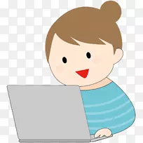 笔记本电脑剪贴画-打开笔记本-空若网 笔记本电脑剪贴画-打开笔记本-空若网