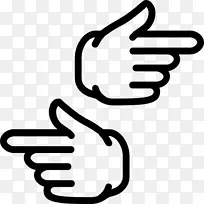 电脑图标指手指-空若网 电脑图标指手指-空若网